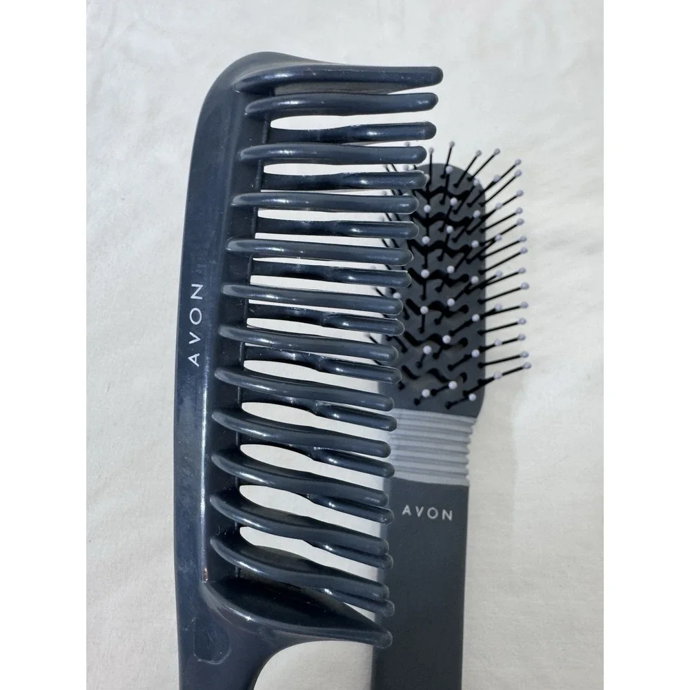 Vintage 1997 Avon Techniques Styling Tool Vent Hair Brush & Comb 8.5